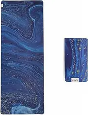 MIKKOA Travel Yoga Mat 1.5mm | Foldable Yoga Mat | Lightweight Yoga Mat | Use for Travel, Backpacking, Yoga Retreat, Outdoors, Gym, Pilates, Exercise Mat | Machine Washable | Eco Friendly Yoga Mat
