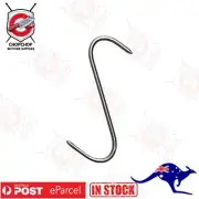 Butchers 6 in Meat Hanging Hooks Solid Stainless Steel Meat S-Hooks