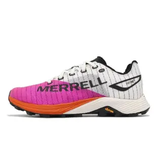 【MERRELL】越野跑鞋 MTL Long Sky 2 Matryx 女鞋 白 粉 高回彈 抓地 機能網布 郊山(ML068128)