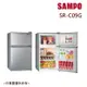 【SAMPO聲寶】92公升一級能效雙門定頻冰箱 SR-C09G_廠商直送