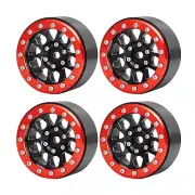 4pcs 1.9in Metal Beadlock Wheel Rims for 1/10 RC Crawler D90 Axial SCX10 TRX-4