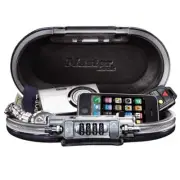 Master Lock 5900D Gray Set Your Own Combination Portable Personal Safe