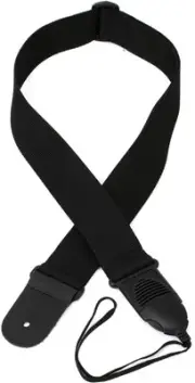 D'Addario 2" Acoustic Quick Release Guitar Strap - Black (2-pack) Bundle