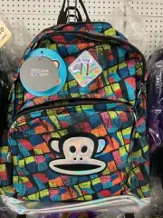 Paul Frank mix colors bag backpack rucksack brand new with tags laptop pc size"