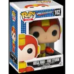 柴寶趣 FUNKO POP 102 洛克人 MEGA MAN 火焰 火炎 FIRE STORM 正版