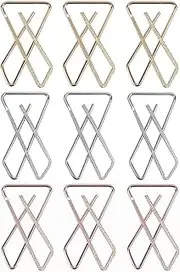 [VAMA] Safety Clip on X U Cross Metal Storng Saree Brooches Hijab Dupatta Shoulder Scrafs Women's Saree Pin