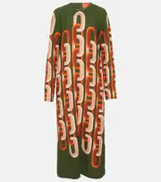 [La DoubleJ] La DoubleJ Swing printed midi dress UK 6 multicoloured