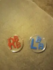 X-ray Markers With Initials Bb