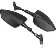 Compatible With Benelli TRK502 TRK502X TRK251 TRK 502 502X 251 Aluminum CNC Motorcycle Side Mirror Rearview Mirrors(NO LOGO Black)