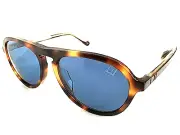 New Dunhill SDH055 09AJ Tortoise 54mm Men's Sunglasses
