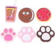 6Pcs Cartoon Data Cable Protectors Charging Line Covers for Breaking Cute Plug Protectors to Prevent Bending Adorable Cable Accessories for All Cords
