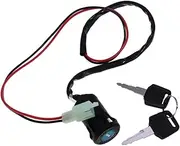 Start Switch Lock,Ignition Key Switch Start Lock for ATV and Go Kart Use with Replacement Keys,Easy to Install, with Controller