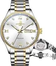 [DAXIAOYU] Male Business Mechanical Watches Simple Steel Luminous Calendar Watch Men Gifts Luxury Automatic Wristwatches Waterproof