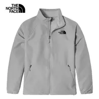 在飛比找momo購物網優惠-【The North Face 官方旗艦】北面男款灰色防風舒