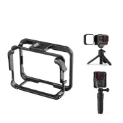 Camera Metal Protective Frame Double Cold Shoe Housing Case for Insta360 Ace Pro