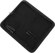 ADOCARN Barber Scissors Bag Hairdressing Tool Bag Pouch Combs Clips (black Canvas)