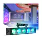 LED Stage Wash Light Bar 50W,5PCS LEDs 4 in1 RGBW COB DJ Lights Bar with DMX ...