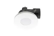 Mercator 290mm White Plug In Round Exhaust Fan With Tri Colour Led Light