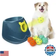 PALULU Automatic Ball Launcher, Ball Thrower for Dogs, Adjustable Launch Dist