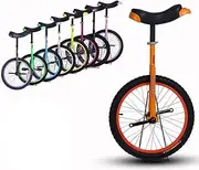 18" Inch Wheel Unicycle Leakproof Butyl Tire Wheel Cycling Outdoor Sports Fitness Exercise Health for Kids & Beginners, 8 Colors Optional (Color, Pink, Size, 18 Inch Wheel),Black,18 Inc. Durable TDF