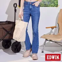 在飛比找momo購物網優惠-【EDWIN】女裝 JERSEYS 迦績 超彈靴型牛仔褲(拔