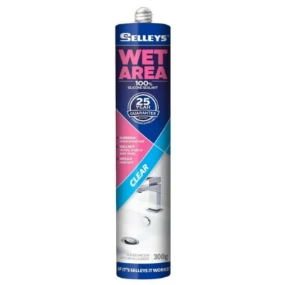 ​Selleys Wet Area Silicone Sealant - 300g, Clear