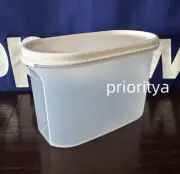 Tupperware Modular Mates Oval #2 Container 4.6 cup / 1.1L Flat Cotton Seal New