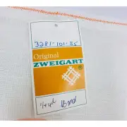 Zweigart 28 Ct Cashel Linen Needlework Cross Stitch Fabric ANTIQUE WHITE 1/4 yd