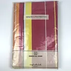 NIP VTG Kmart Essential Home Vinyl Tablecloth Oblong 52x70 Orange Red Yellow