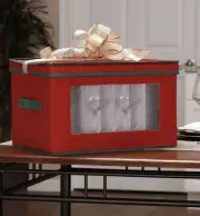 Household Essentials Holiday Stemware Goblet Chest USA Seller - Free Shipping