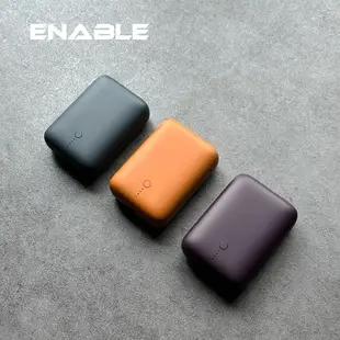 【ENABLE】台灣製造 15月保固 ZOOM X2 10000mAh 20W PD/QC 口袋型雙向快充行動電源- 深紫色