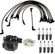 ACDelco Ignition Kit Distributor Rotor Cap Wire Spark Plugs For G10 K20 K2500 V8
