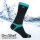 英國DexShell Coolvent 高筒-防水輕適運動襪 黑/湖藍