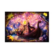 500pc Tenyo Disney Rapunzel's Wrapped in Thought Jigsaw Puzzle Game 25x36cm