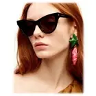 Yves Saint Laurent SL42500154 54mm New Sunglasses Women Black Yves Saint Laurent