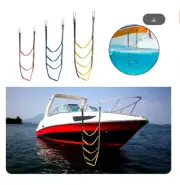 4 Step Boat Ladder Yacht Side Hanging Ladder Folding Portable Boarding Ladder