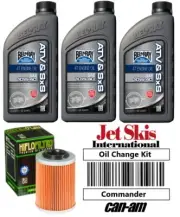 CAN-AM COMMANDER 1000 R 800 R Max OIL CHANGE KIT ENGINE SERVICE 10W40