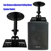 2Pcs Universal Mounting Speaker Stands Ceiling Steel Convenient Stability Mounts