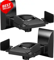 Speaker Wall Mounts Dual Side Clamping Bracket for Large Surround Sound Speakers