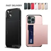 iPhone 16 15 14 13 12 11 Pro Max 7 8 Plus XR X Case Wallet Card Holder Protector