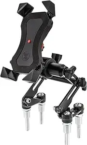 Motorcycle Navigation Bracket for B&MW R1200R R1200RS R1250R R1250RS LC Motorcycle Adjustable Extend Stand Mobile Plate Bracket Phone Holder Phone Mount (Color : Set B)