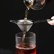 Metal Bar Conical Sieve Fine Mesh Strainer, Tea Strainer 7.87inch Mini Tea