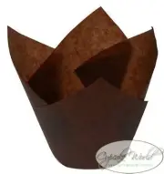 200PCS BROWN JUMBO TEXAS CAFE STYLE PAPER MUFFIN CUPCAKE WRAPS CUPS CASES LINERS