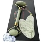 DIFFMELY Jade Roller GuaSha Skincare - Face Ice Rollers, Skin care