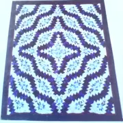Flowers SPRINGTIME in the MOUNTAINS Quilt Pattern 95” x 112” COLUMBINES