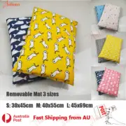 Pet Removable Mat 100% Cotton Cover Bed Thick Square Washable Pad Foam Soft