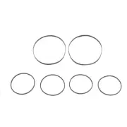 6 Pieces Turntable Rubber Belt for Sharp GF-700 Cassette Recorders