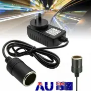240V Mains Plug to 12V Socket Adapter Car Cigarette Lighter Power Converter Hot