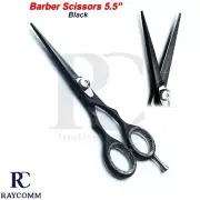 Barber Salon Scissors Haircutting Shear Sharp Blade Scissors Black Color 5" CE