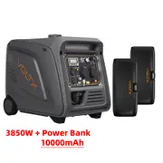 VoltX 3.85KW Inverter Generator 2 Wire Start + 10000mAh Power Bank